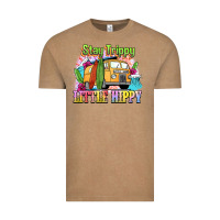 Vintage Coffee stay trippy little hippy Vintage Tee - NancyCooperArtShop