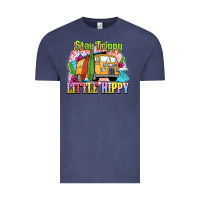 Vintage Denim stay trippy little hippy Vintage Tee - NancyCooperArtShop