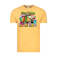 Vintage Mustard stay trippy little hippy Vintage Tee - NancyCooperArtShop