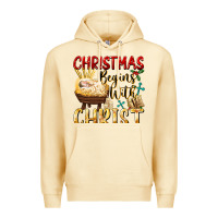 Pina Colada christmas begins with christ Premium Hoodie - FaDigitalArtStudio