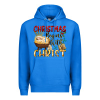 True Royal christmas begins with christ Premium Hoodie - FaDigitalArtStudio