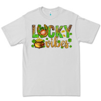 Dove Grey St. Patricks day lucky vibes Premium Tee - BundleAndBundleShop