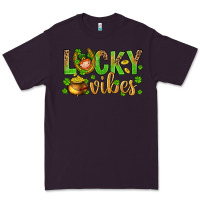 Plum St. Patricks day lucky vibes Premium Tee - BundleAndBundleShop