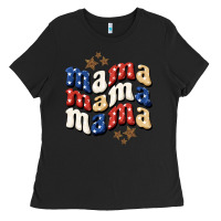 Black American Mama Ladies Tee - BundleAndBundleShop