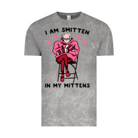 Funny I Am Smitten In My Mittens Bernie Vintage Tee | Teevron