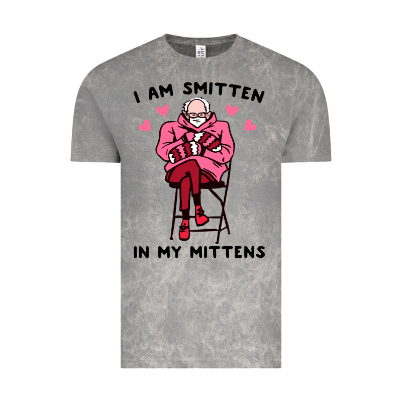 Funny I Am Smitten In My Mittens Bernie Vintage Tee by artisFamous | Teevron