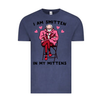 Vintage Denim funny i am smitten in my mittens bernie Vintage Tee - artisFamous