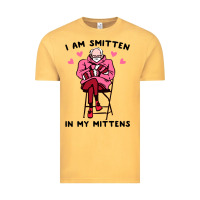 Vintage Mustard funny i am smitten in my mittens bernie Vintage Tee - artisFamous