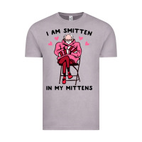 Vintage Zinc funny i am smitten in my mittens bernie Vintage Tee - artisFamous