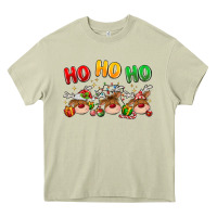 Mossy ho ho ho reindeer Heavy Core Tee - MaliasSmallBusiness