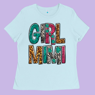 Girl Mimi Ladies Tee Designed By Bundleandbundleshop