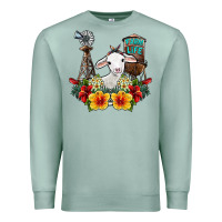 Seafoam farm life sheep Premium Sweatshirt - SublimationCraftShop