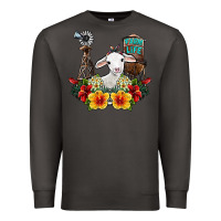 Smoke farm life sheep Premium Sweatshirt - SublimationCraftShop