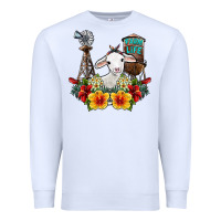 White farm life sheep Premium Sweatshirt - SublimationCraftShop