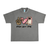 Tornado peace love pug Urban Heavy Tee - JahusDesignShop