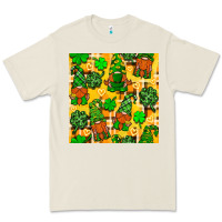 Bone St. Patricks gnomies seamless pattern Premium Tee - BundleAndBundleShop