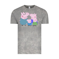 Cloud Rock peppa pig family Vintage Tee - artisFamous