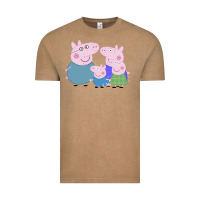Vintage Coffee peppa pig family Vintage Tee - artisFamous