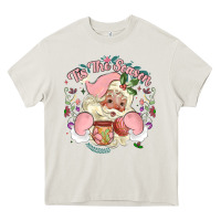 Cream mexican christmas Heavy Core Tee - MaliasSmallBusiness