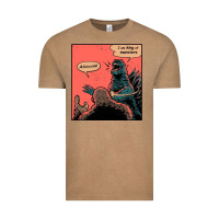 Vintage Coffee i am king of monsters Vintage Tee - artisFamous