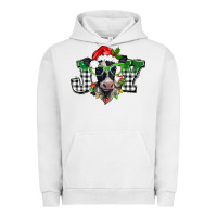 Pigment Lunar Rock Christmas joy black and white cow Urban Hoodie - BarkalooDesign