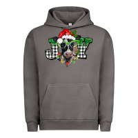 Pigment Tornado Christmas joy black and white cow Urban Hoodie - BarkalooDesign