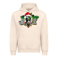 Sandshell Christmas joy black and white cow Urban Hoodie - BarkalooDesign
