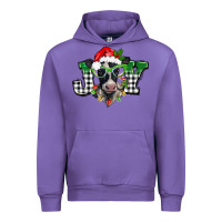 Tulip Christmas joy black and white cow Urban Hoodie - BarkalooDesign