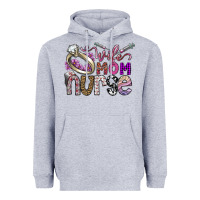 Heather Grey wife mom nurse Heavyweight Hoodie - SublimationCraftShop