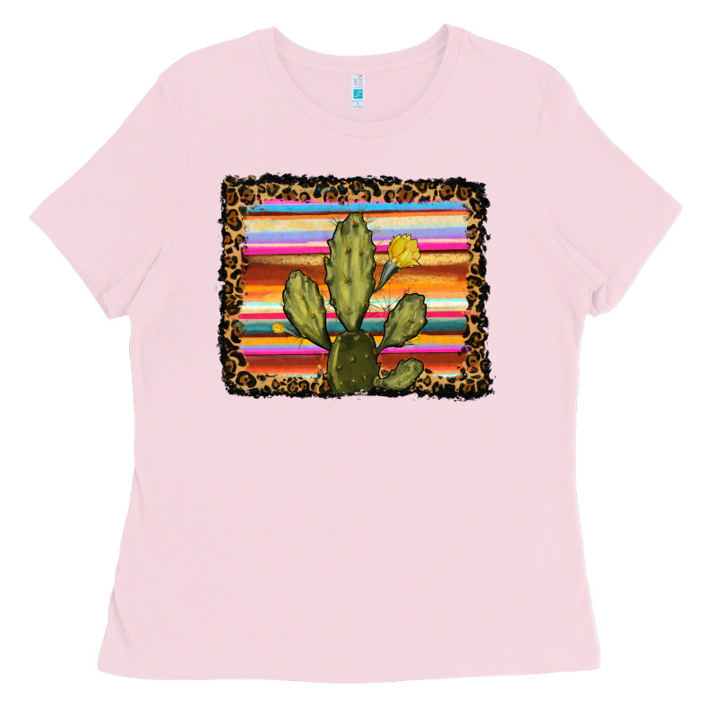 Serape Leopard Cactus Ladies Tee by RanaPortraitStore | Teevron