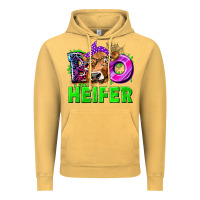Vintage Mustard Boo Heifer Cow Vintage Hoodie - texasbilliewilder