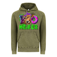 Vintage Olive Boo Heifer Cow Vintage Hoodie - texasbilliewilder