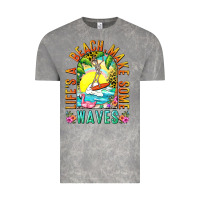 Cloud Rock Life's a beach make some waves Vintage Tee - NancyCooperArtShop
