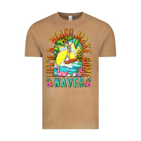 Vintage Camel Life's a beach make some waves Vintage Tee - NancyCooperArtShop