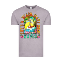 Vintage Zinc Life's a beach make some waves Vintage Tee - NancyCooperArtShop