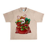 French Oak Chrismas Santa claus bag Urban Heavy Tee - NancyCooperArtShop