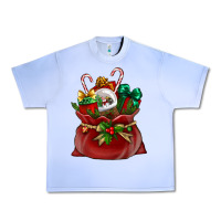 Grape Ice Chrismas Santa claus bag Urban Heavy Tee - NancyCooperArtShop