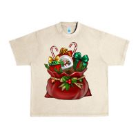 Sandshell Chrismas Santa claus bag Urban Heavy Tee - NancyCooperArtShop