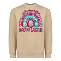Happy Easter Eggs Rainbow Heavyweight Sweatshirt | Teevron