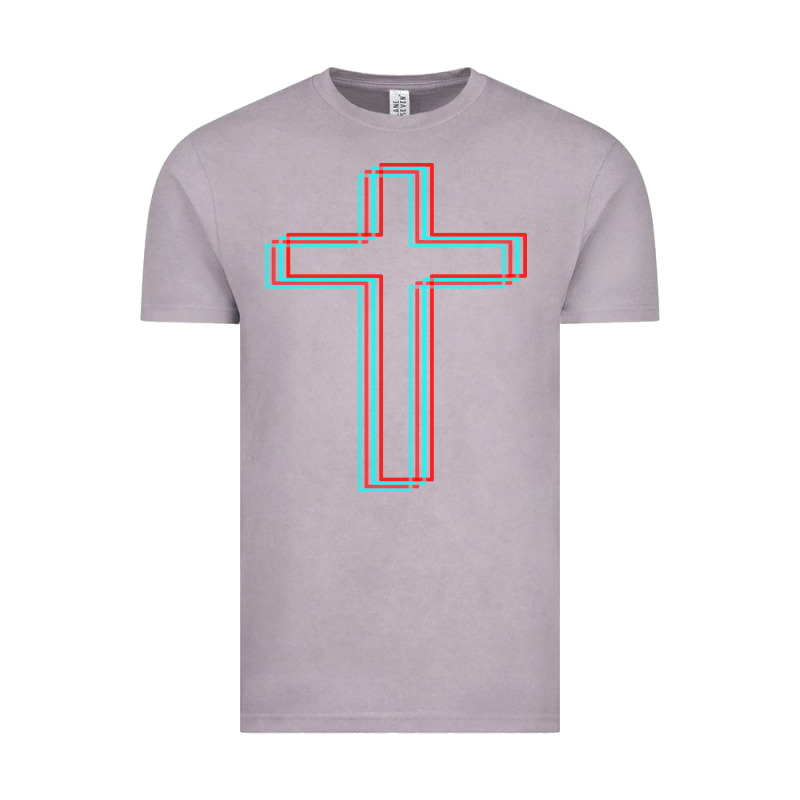 A Neon Christian Cross Vintage Tee by artisFamous | Teevron