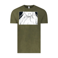 Vintage Olive anime eyes Vintage Tee - artisFamous