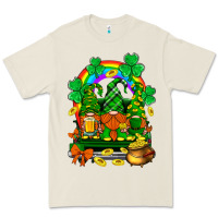 Bone st. patricks gnomes truck with rainbow Premium Tee - BundleAndBundleShop