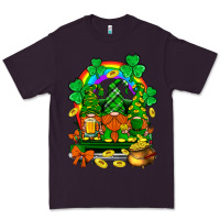 Plum st. patricks gnomes truck with rainbow Premium Tee - BundleAndBundleShop