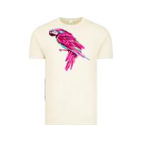 Vintage Arctic pink parrot T-shirts Vintage Tee - artisFamous