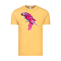 Vintage Mustard pink parrot T-shirts Vintage Tee - artisFamous