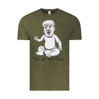 Vintage Olive baby trump Vintage Tee - artisFamous