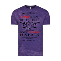 Cloud Purple tabletop rpg d20 orc massage critical failure Vintage Tee - artisFamous