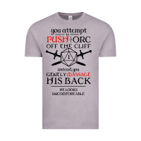 Tabletop Rpg D20 Orc Massage Critical Failure Vintage Tee | Teevron
