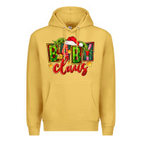 Antique Gold christmas baby claus Premium Hoodie - FaDigitalArtStudio