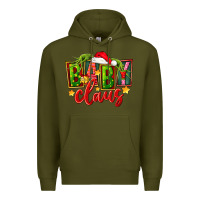 Army Green christmas baby claus Premium Hoodie - FaDigitalArtStudio